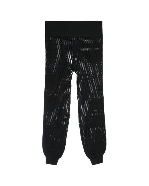 ボトムスその他 Alaia Black balloon pants in viscose knit ALAÏA BALLOON TROUSERS |ALAÏA US