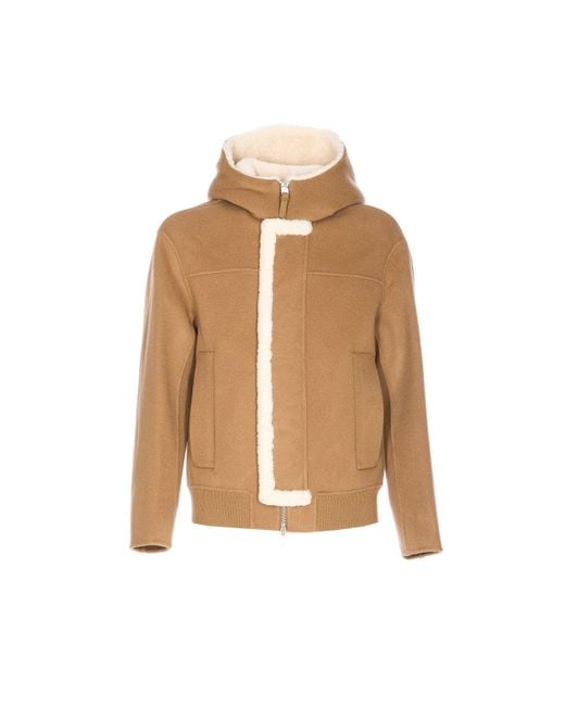 Mackage Jay Shearling Jacket in Natural for Men | Lyst