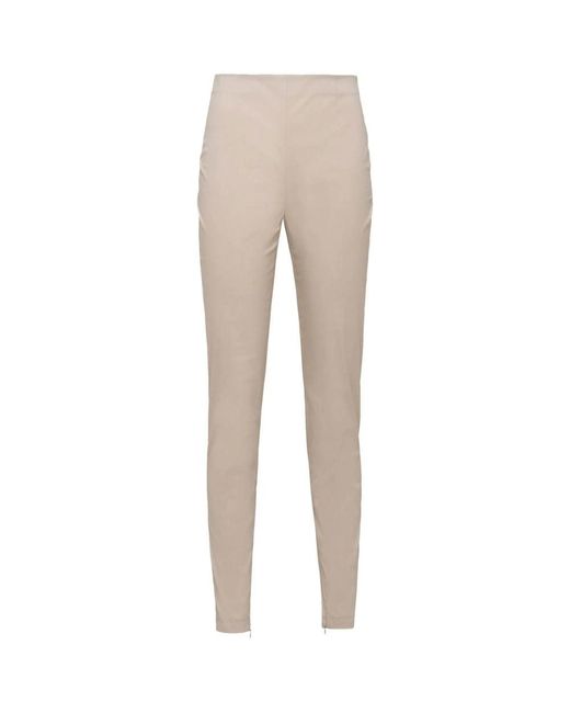 Prada Natural Neutrals Trousers