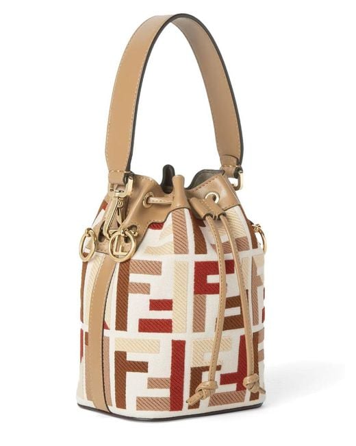 Fendi White "mon Tresor" Mini Bag