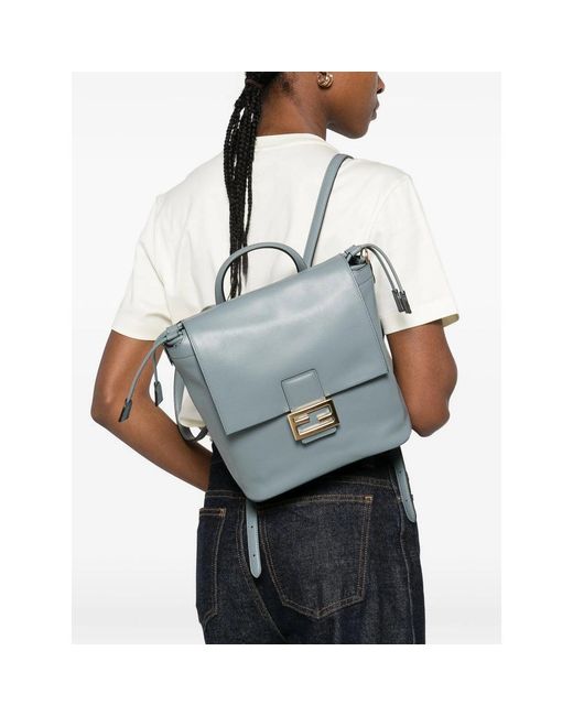 Fendi Blue Backpacks