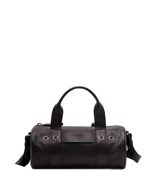 Prada Black Route' Large Bag