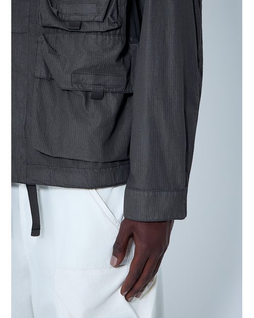 Stone Island Black Technical Ripstop Field Jacket for men
