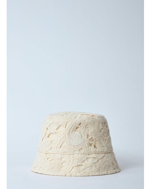 Moncler Blue Logo Patch Bucket