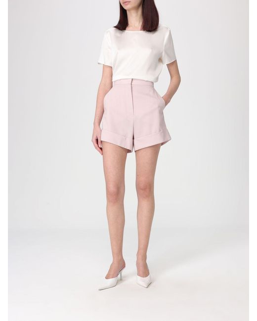 Max Mara Pink Tailored Wool Shorts for men