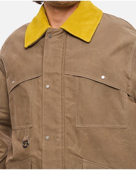 Fendi Brown Coach Jkt for men