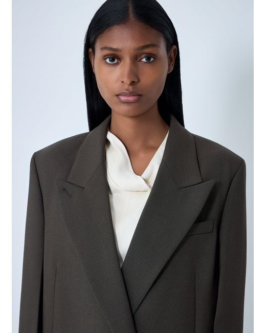 Totême Gray Shield Blazer