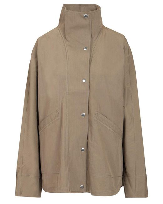 Totême Brown Parachute Jacket