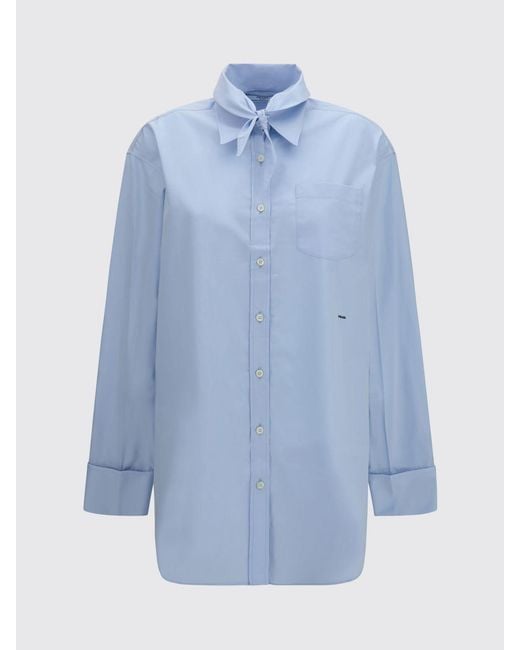 Prada Blue Shirt Gnawed