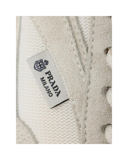 Prada White Neutrals Trainers