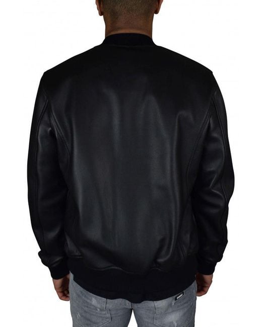 Philipp Plein Black Bomber Jacket