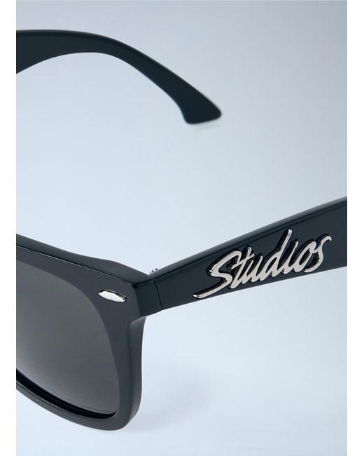 Acne Gray Square Sunglasses