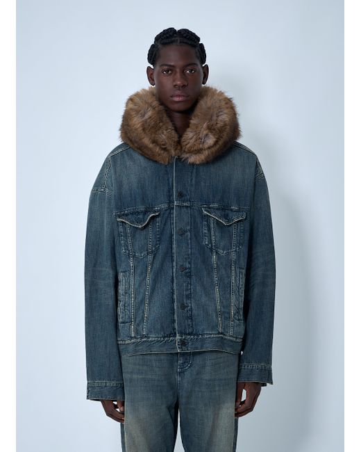 ジャケット・アウター 17ss balenciaga boxy denim jacket Balenciaga Boxy Denim Jacket in Blue for Men | Lyst