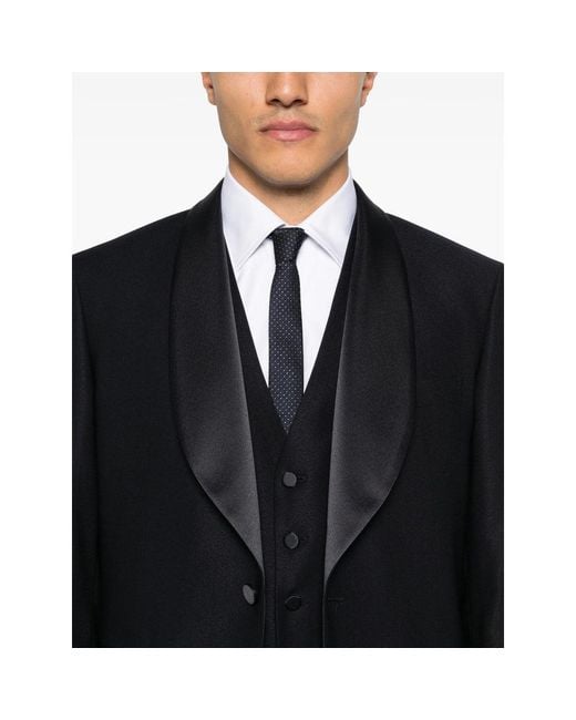 Tagliatore Black Suits for men
