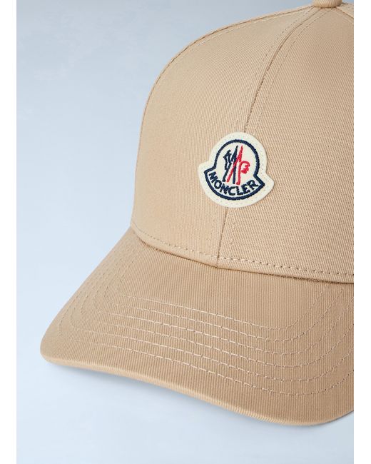 Moncler Blue Logo Embroidered Cap for men