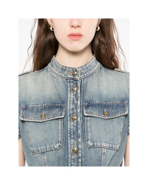 McQueen Blue Dresses