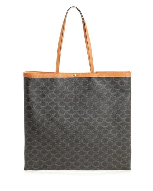 Céline Gray Large Flat Shopper