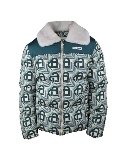 Casablanca Gray Quilted Monogram Jacket