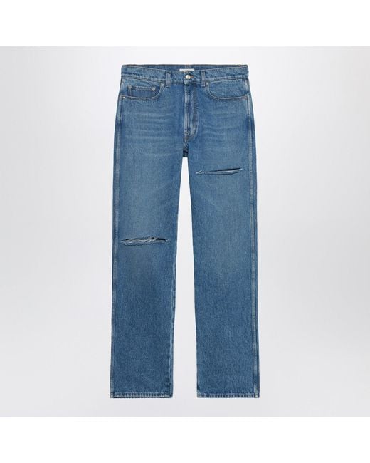 1989 STUDIO Blue Regular Denim Pants for men