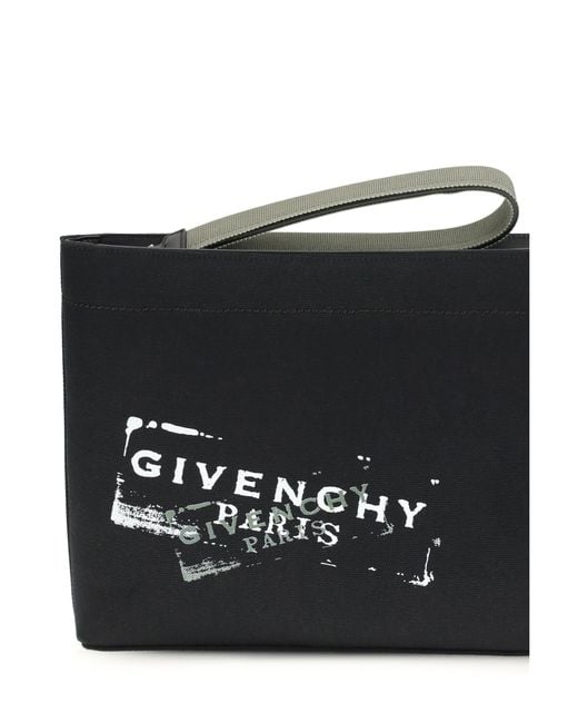 Givenchy Black Fabric Pouch for men