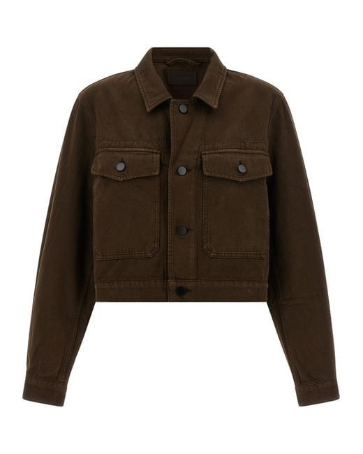 Lemaire Brown Cotton Jacket