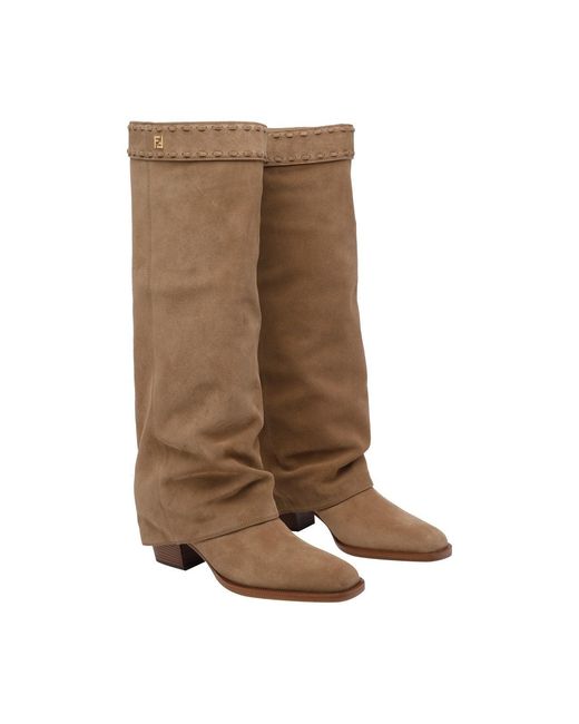 Fendi Brown Show Boots