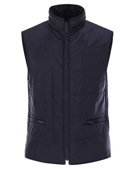 Fay Blue Double Coat for men