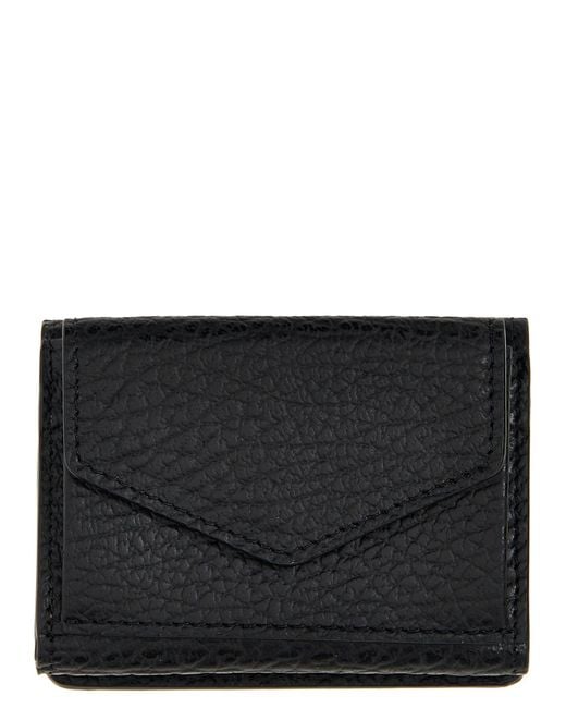 Maison Margiela Black Stitching Wallet for men