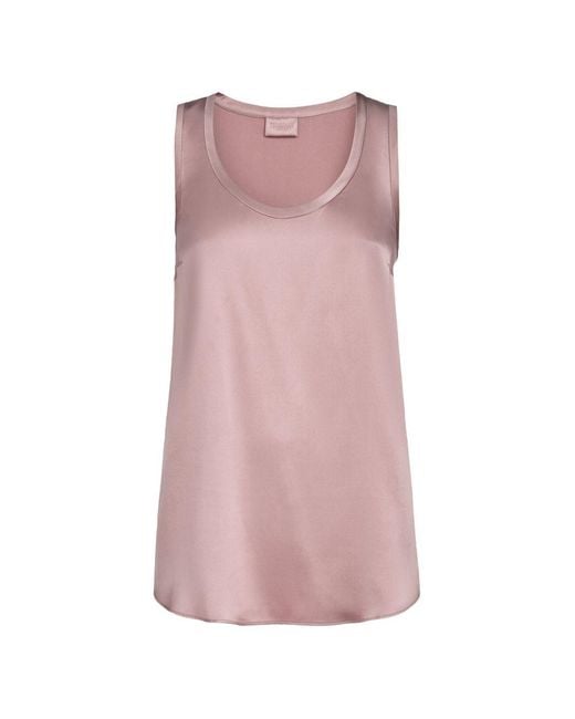 Brunello Cucinelli Pink Silk Tank Top