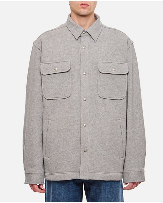 Givenchy Gray Patch Pockets Shirt for men