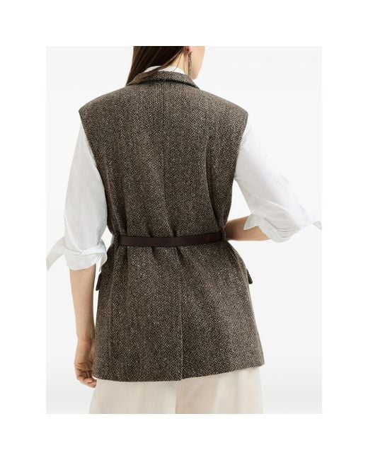 Brunello Cucinelli Brown Jackets
