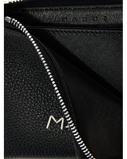 Marni Black Logo Wallet for men