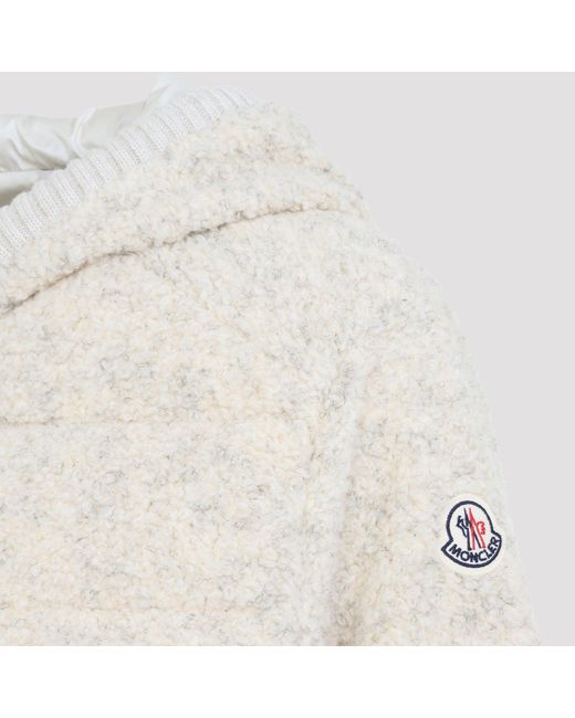 Moncler White Zip Up Jacket