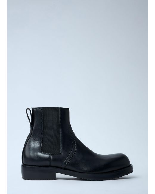 Dries Van Noten Blue Leather Boots for men