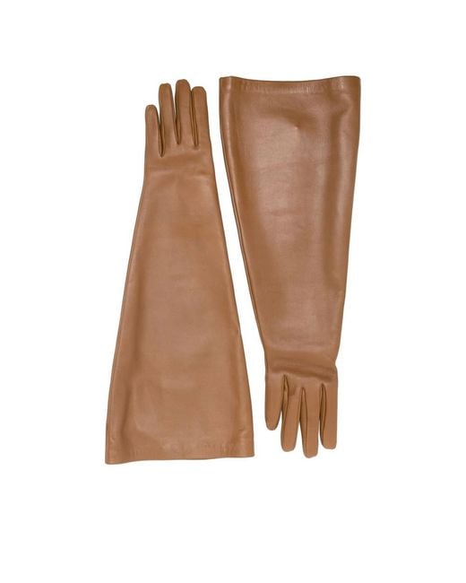 Saint Laurent Brown Gloves