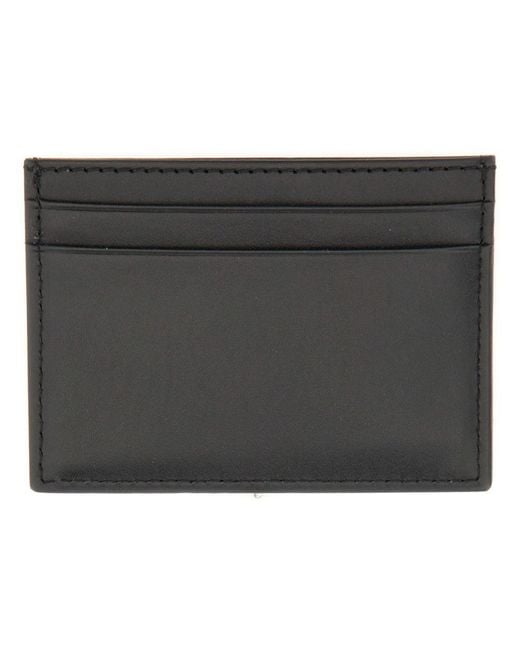 Boss Black Leather Card Holder for men