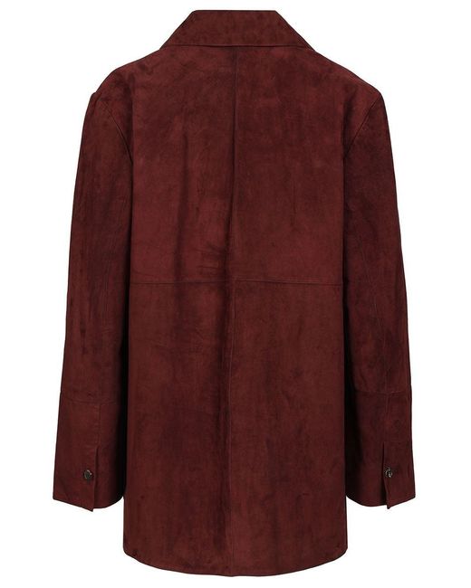 Max Mara Purple Single-Breasted Jacket