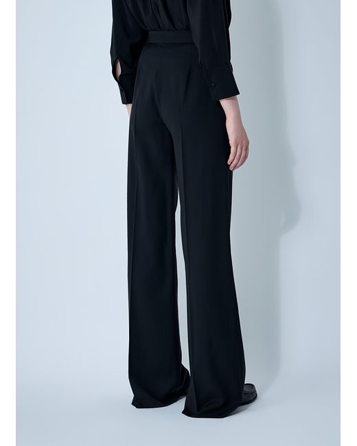 Max Mara Black Tailored Wool Pants