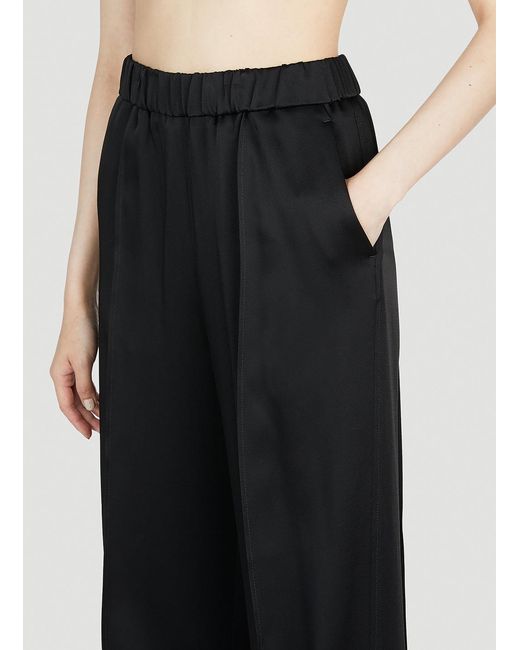 Jil Sander Black Split Cuff Pants
