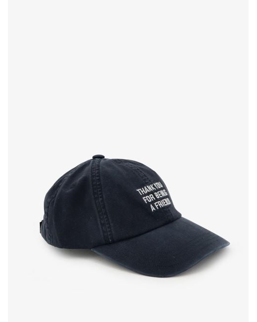 AMI Blue Cotton Hat for men
