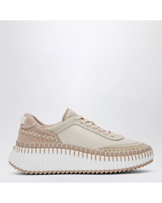 Chloé Natural Nama Sneakers