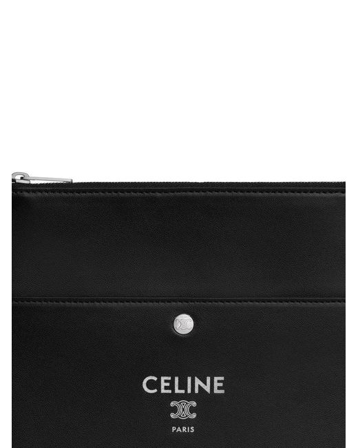 Céline Black Sharp Pouch Take Away for men
