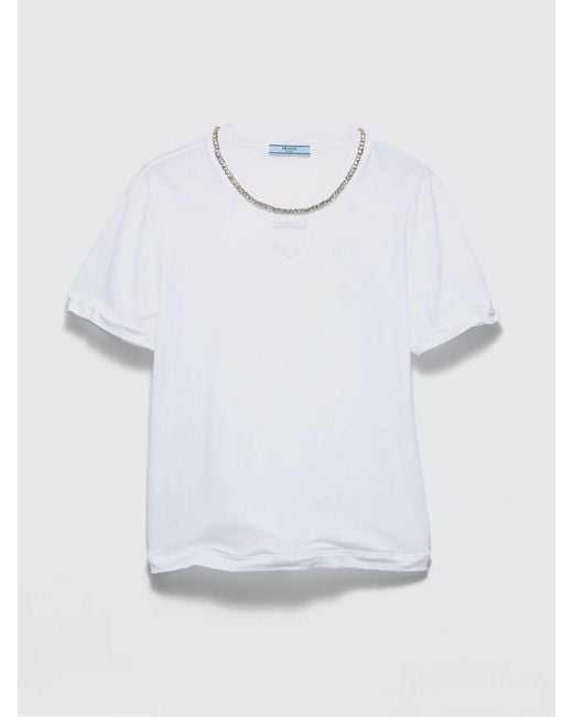 Prada White Sweater for men