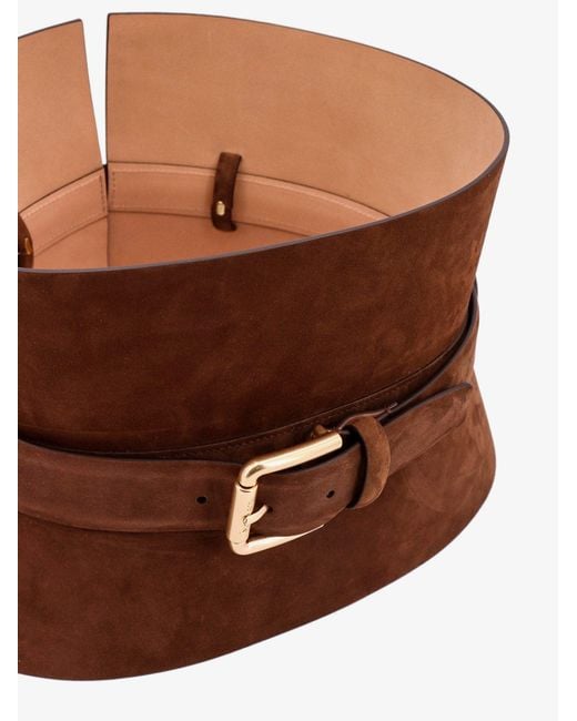 Max Mara Brown Suede Bustier