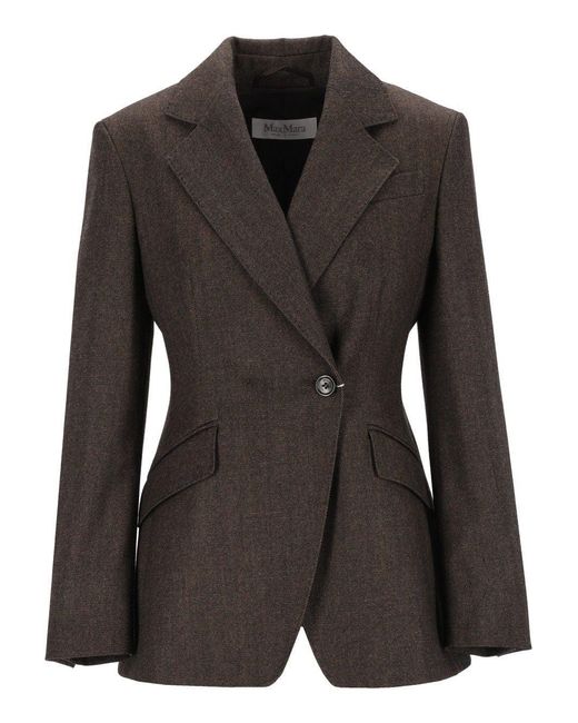 Max Mara Black Fitted Blazer
