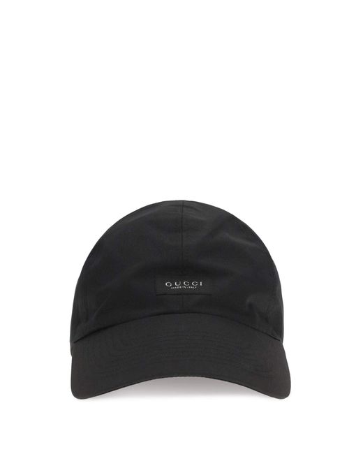 Gucci Black Logo Baseball Cap for men