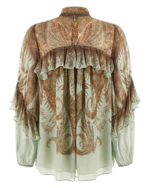 Zimmermann Multicolor 'Memento Flutter' Blouse