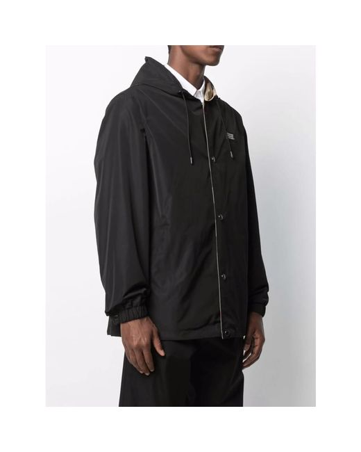 Burberry Black Lightweight Jacket Elmhurst for men