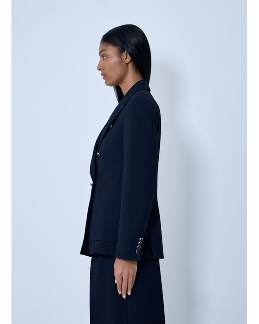 Max Mara Blue Wool Blazer