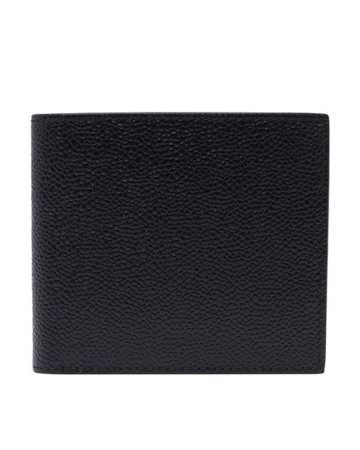 Thom Browne Black Inner Logo Bifold Wallet for men
